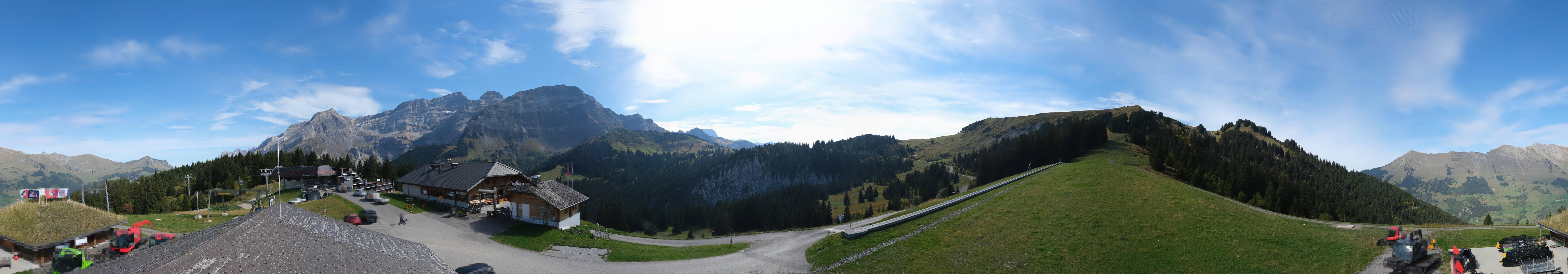 Archived image Webcam Villars Gryon Diablerets Isenau Roundshot