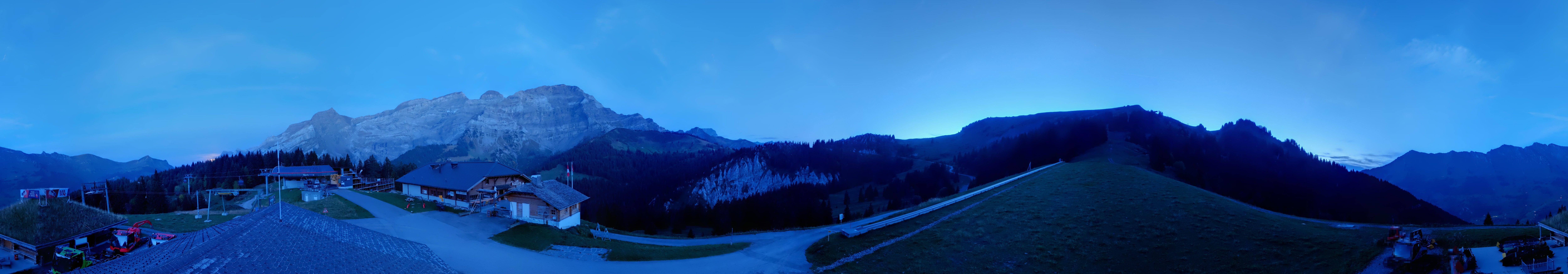 Archived image Webcam Villars Gryon Diablerets Isenau Roundshot