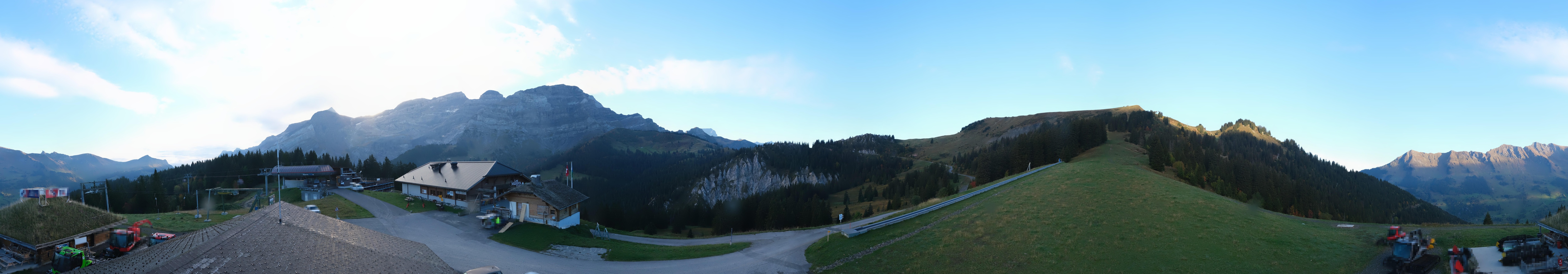 Archiv Foto Webcam Villars Gryon Diablerets Isenau Panorama