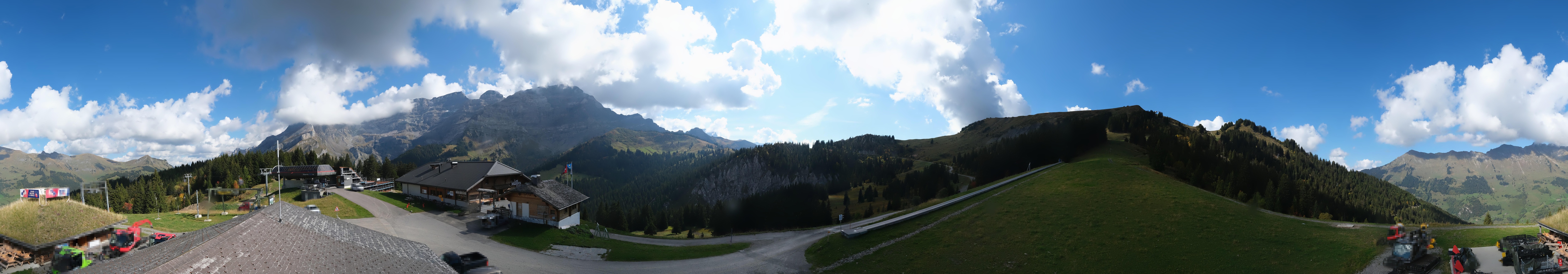 Archiv Foto Webcam Villars Gryon Diablerets Isenau Panorama