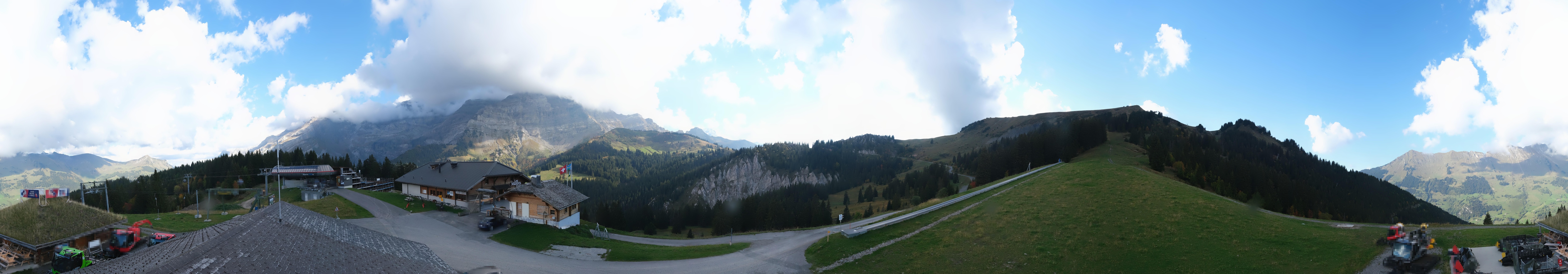 Archiv Foto Webcam Villars Gryon Diablerets Isenau Panorama