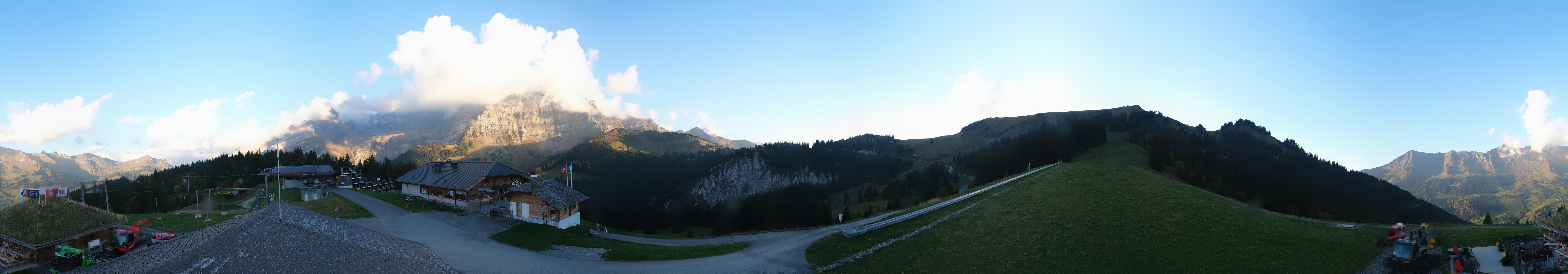 Archiv Foto Webcam Villars Gryon Diablerets Isenau Panorama