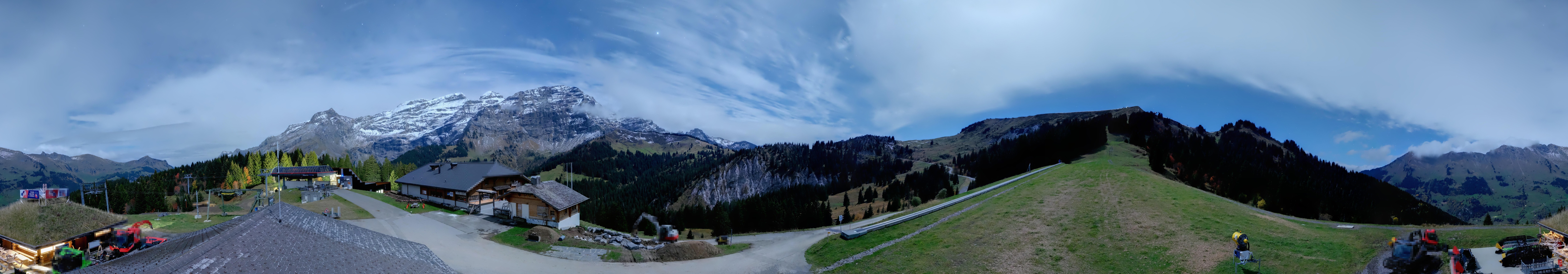 Archiv Foto Webcam Villars Gryon Diablerets Isenau Panorama