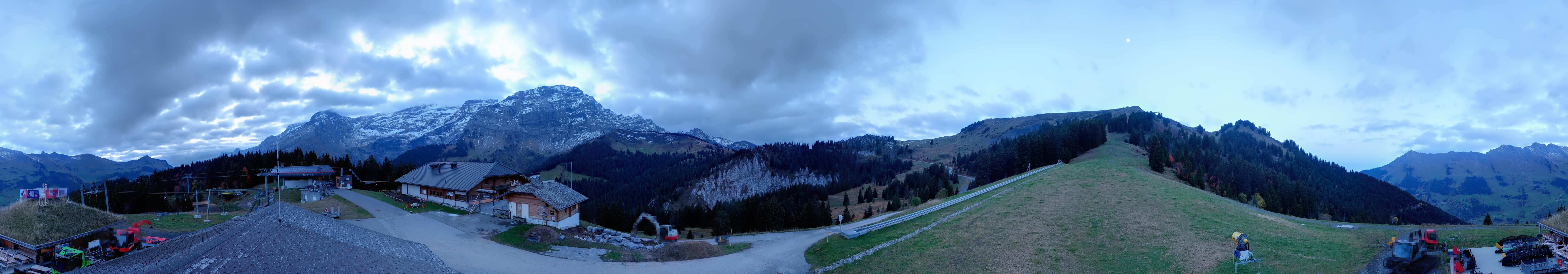 Archiv Foto Webcam Villars Gryon Diablerets Isenau Panorama