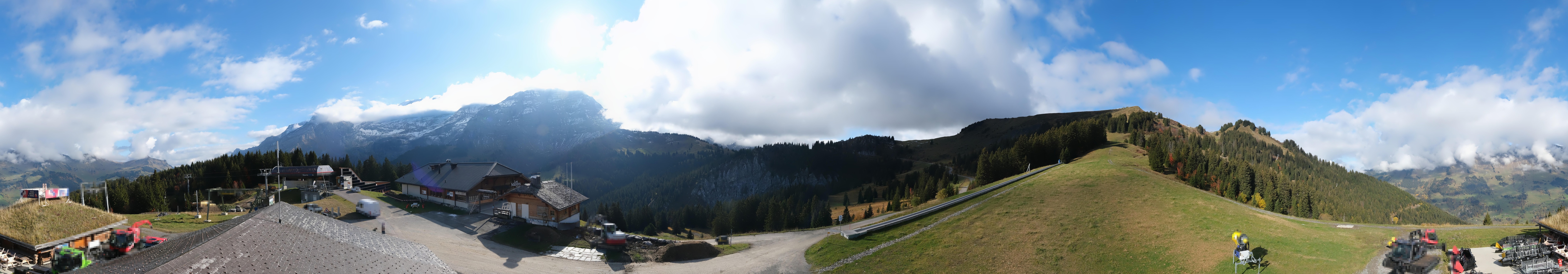 Archiv Foto Webcam Villars Gryon Diablerets Isenau Panorama