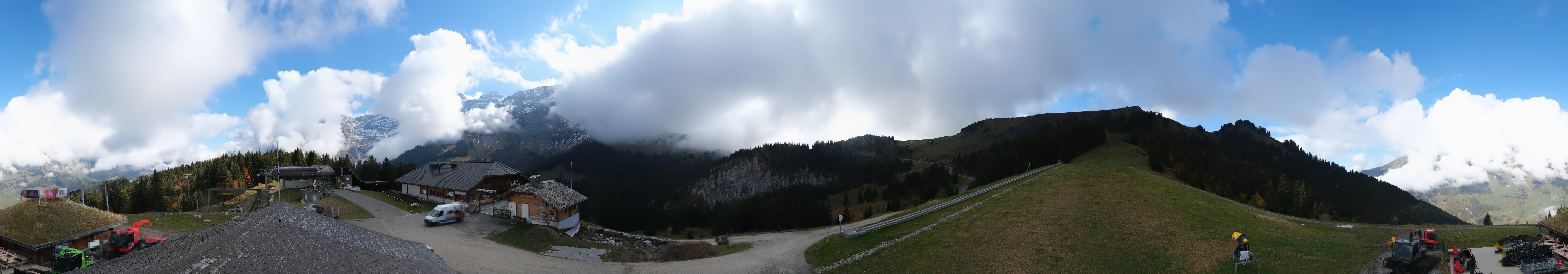 Archiv Foto Webcam Villars Gryon Diablerets Isenau Panorama