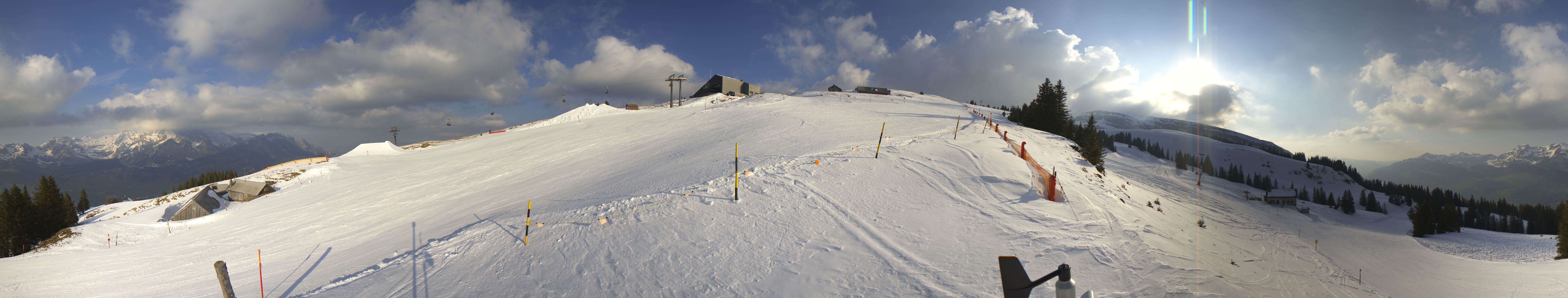 Archived image Webcam Roundshot Wildhaus Toggenburg Gamsalp