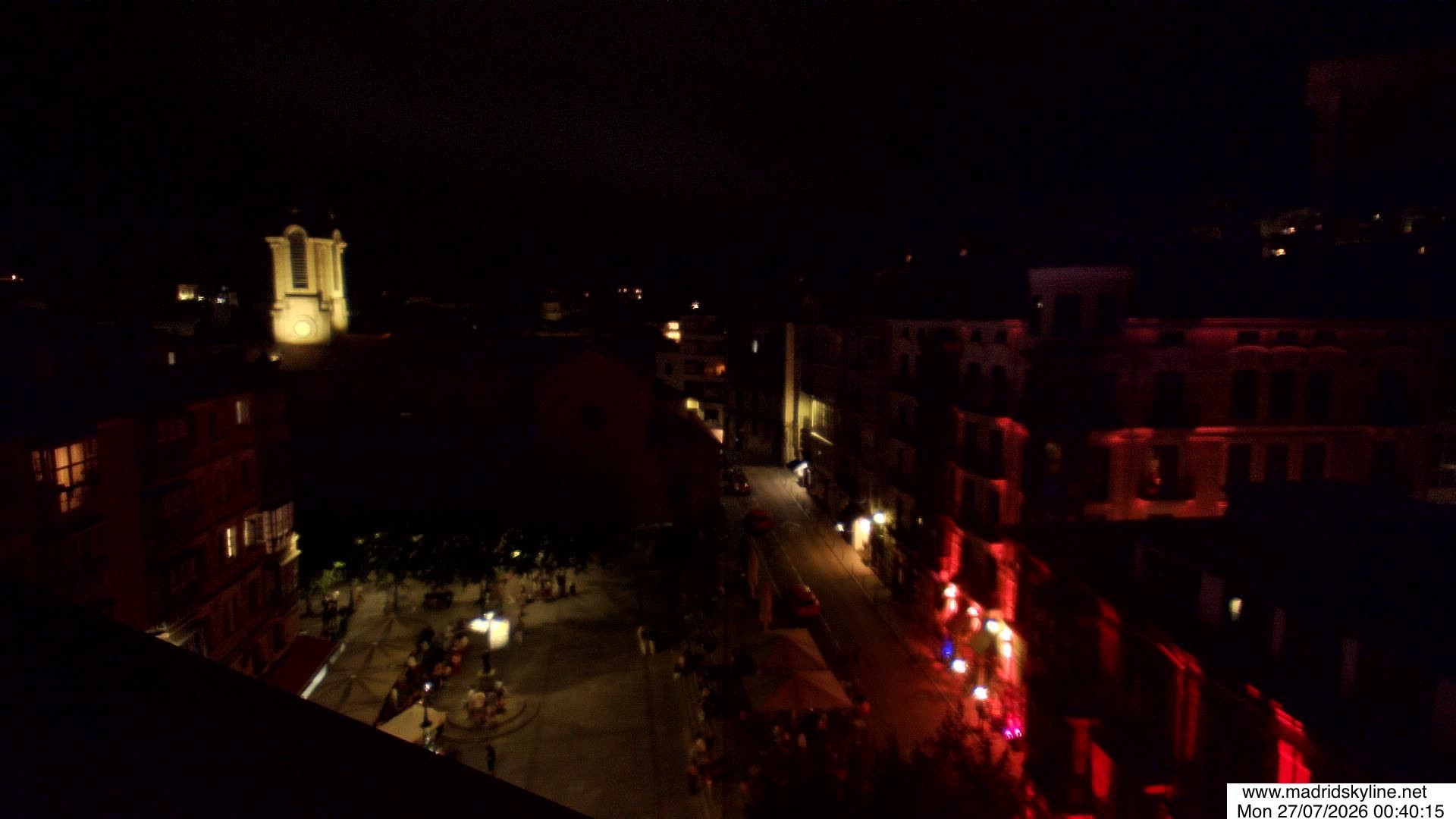 Archived image Webcam View of Madrid (Spain)