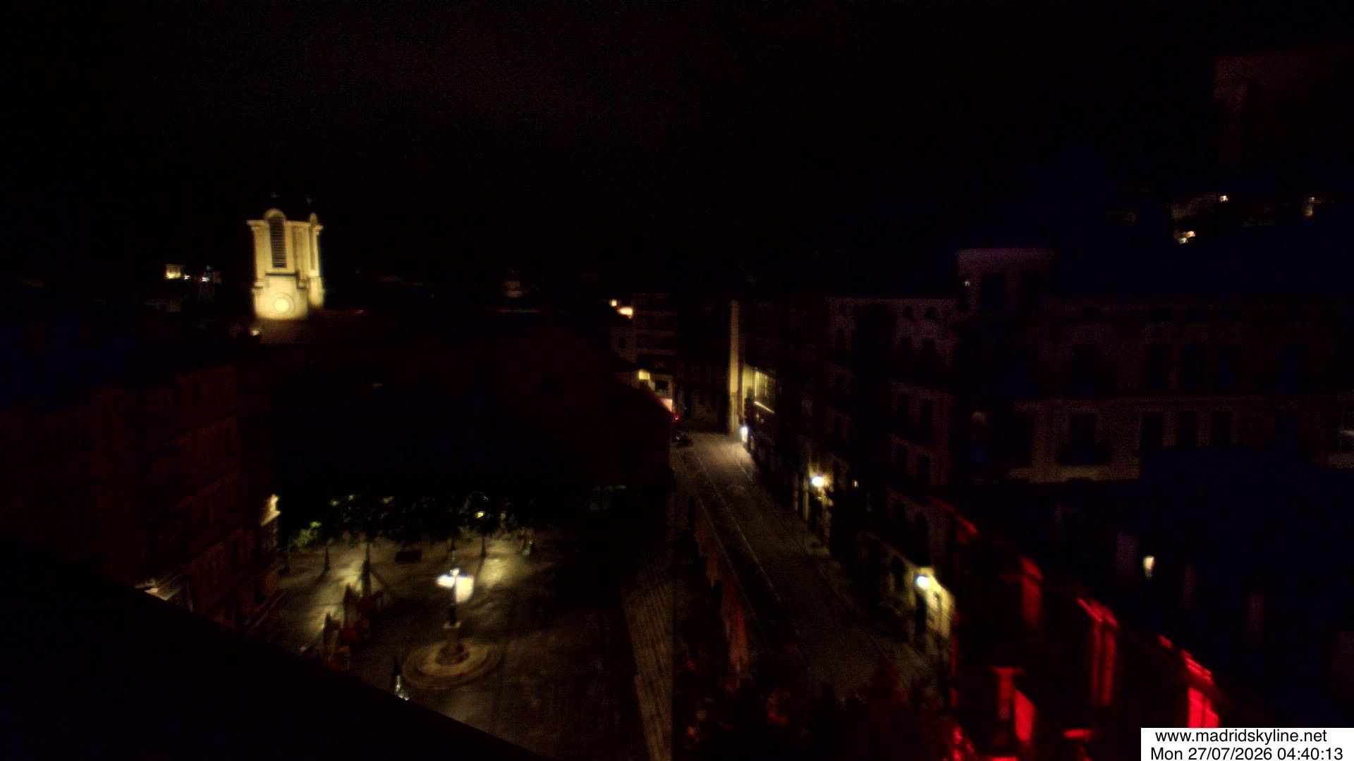 Archived image Webcam View of Madrid (Spain)