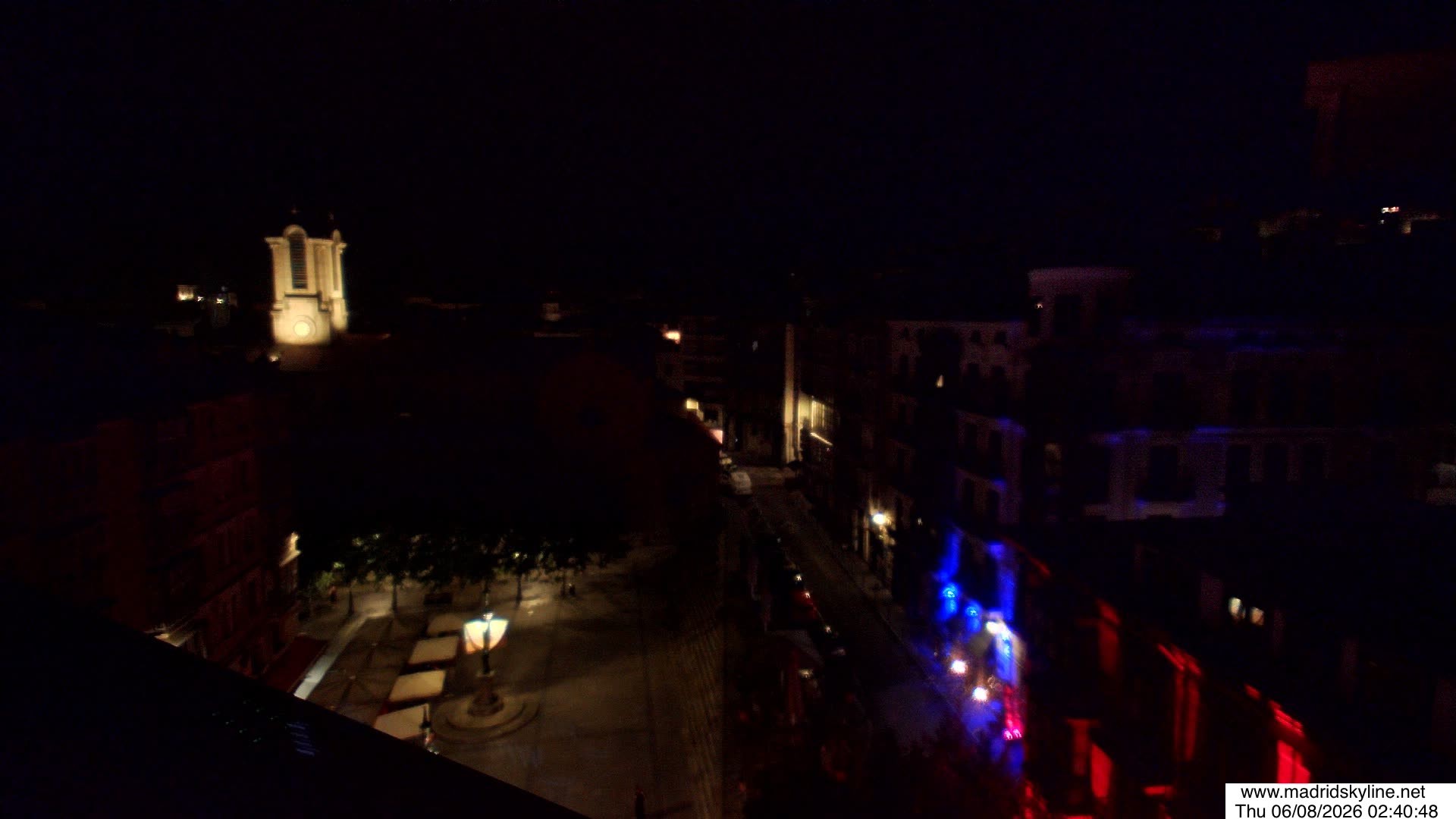 Archiv Foto Webcam Blick über die Stadt Madrid