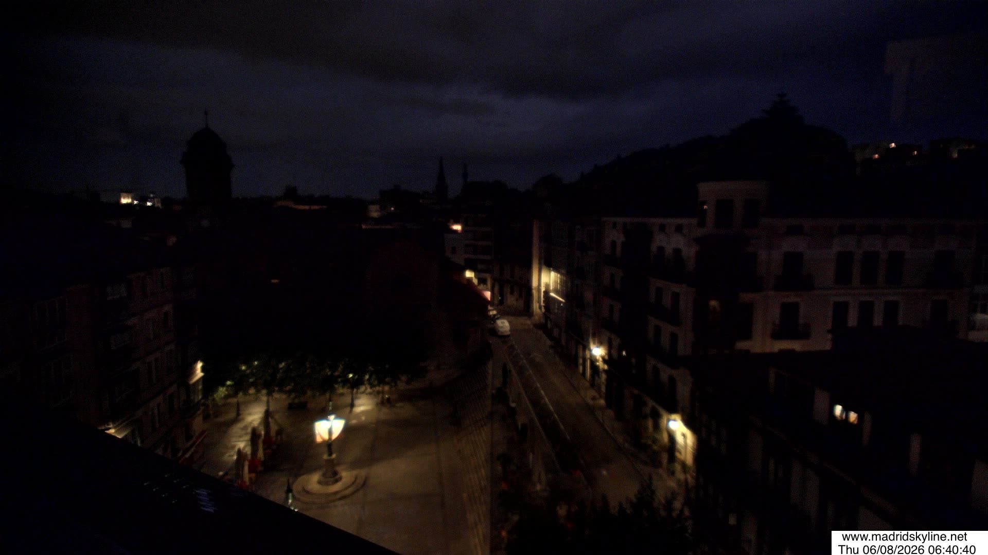 Archiv Foto Webcam Blick über die Stadt Madrid