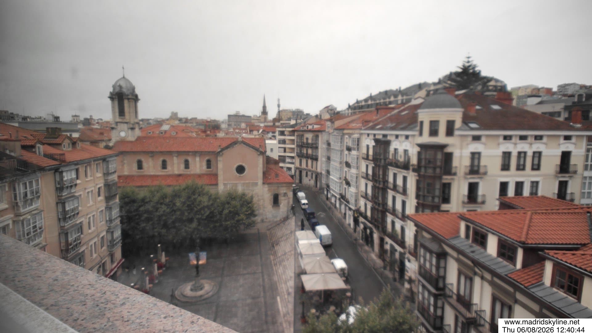 Archiv Foto Webcam Blick über die Stadt Madrid