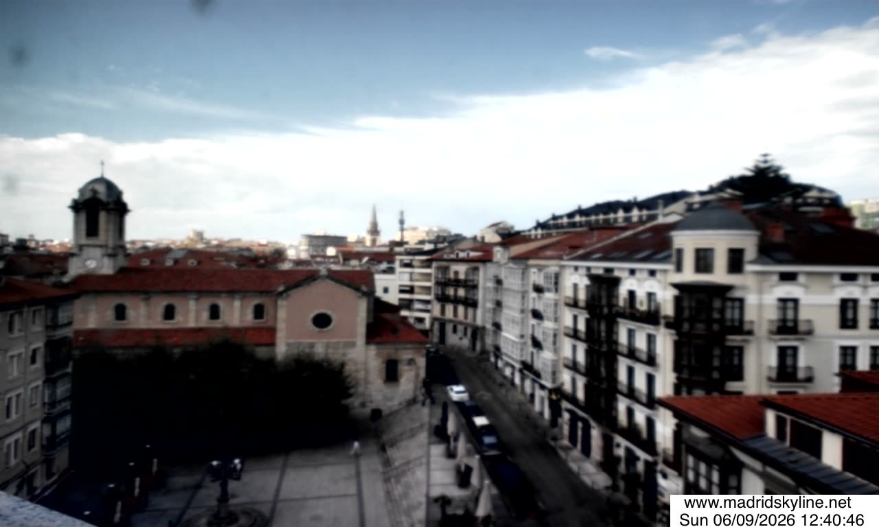 Archiv Foto Webcam Blick über die Stadt Madrid