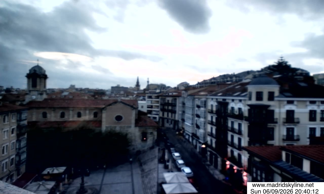 Archiv Foto Webcam Blick über die Stadt Madrid
