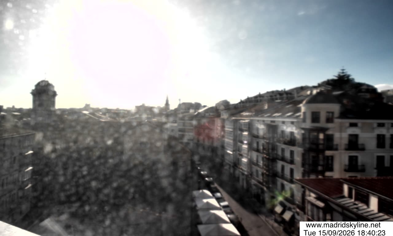 Archived image Webcam View of Madrid (Spain)