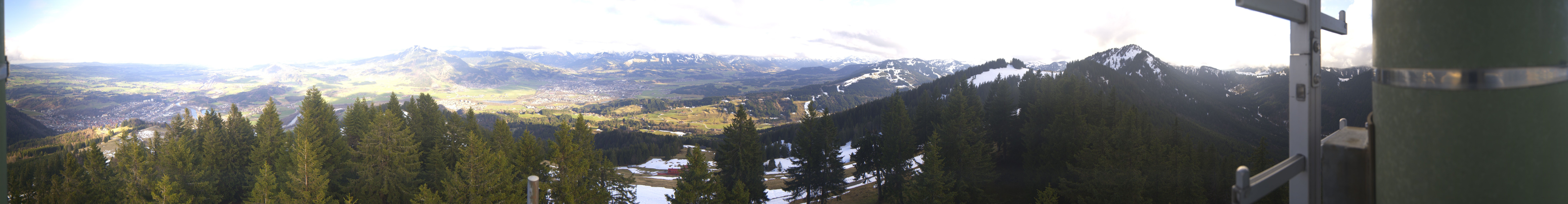 Archiv Foto Webcam Immenstadt: Mittag Gipfelblick