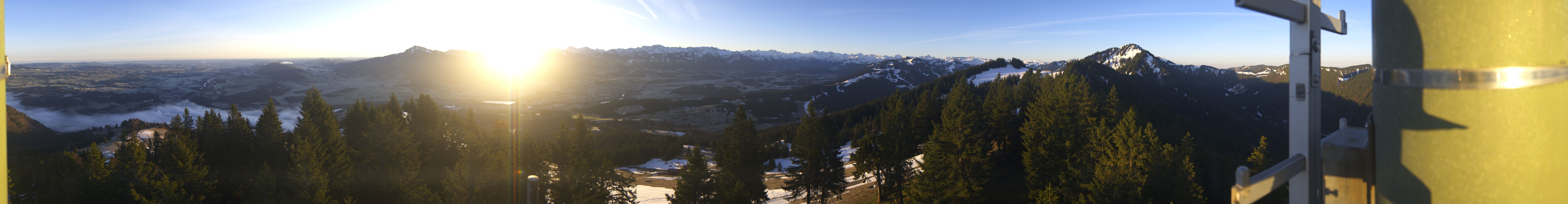 Archiv Foto Webcam Immenstadt: Mittag Gipfelblick