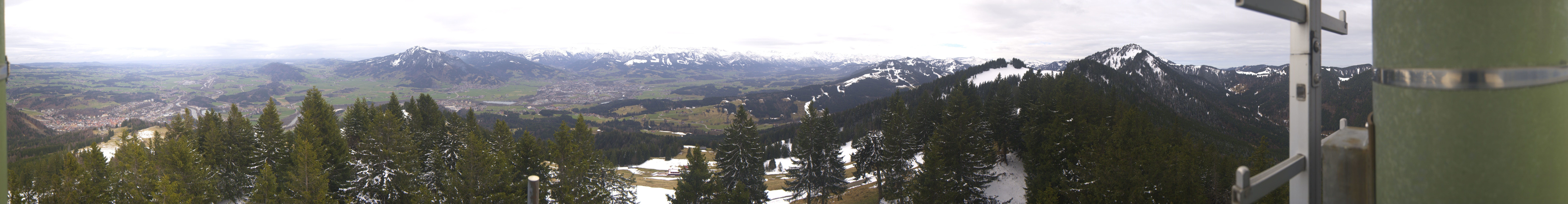 Archiv Foto Webcam Immenstadt: Mittag Gipfelblick
