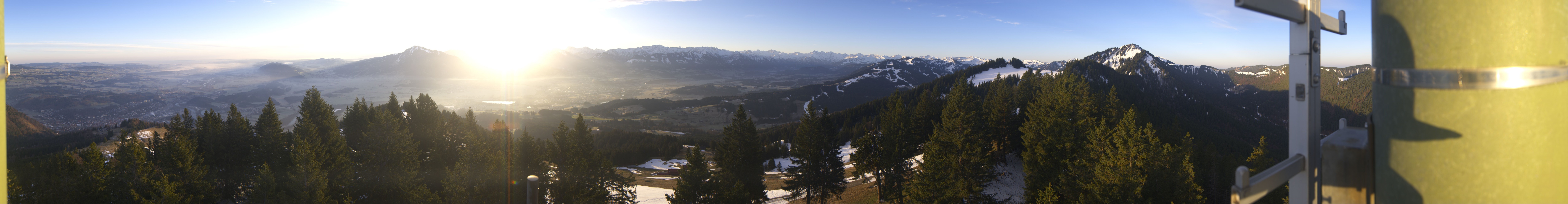 Archiv Foto Webcam Immenstadt: Mittag Gipfelblick