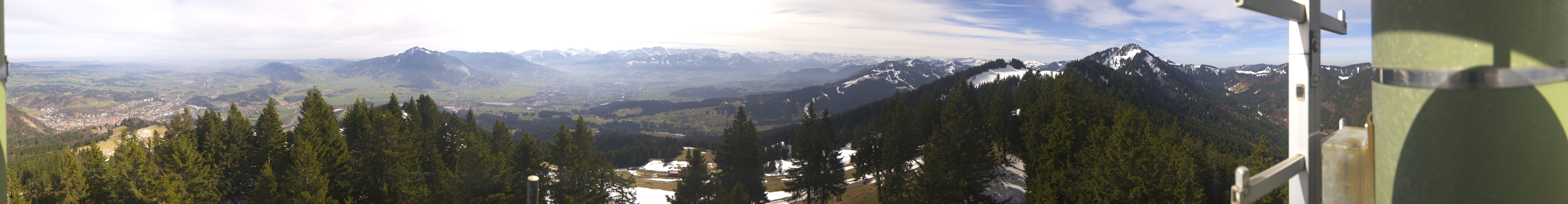 Archiv Foto Webcam Immenstadt: Mittag Gipfelblick