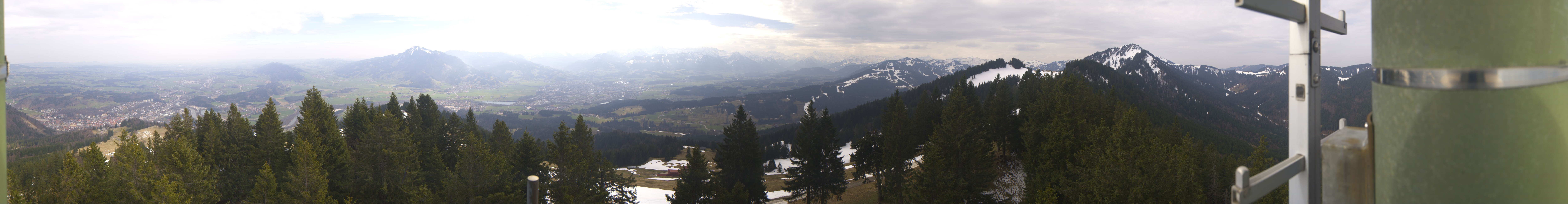 Archiv Foto Webcam Immenstadt: Mittag Gipfelblick