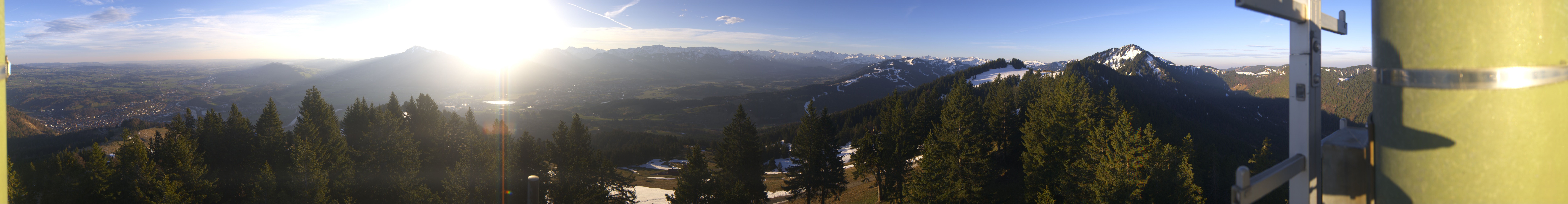 Archiv Foto Webcam Immenstadt: Mittag Gipfelblick