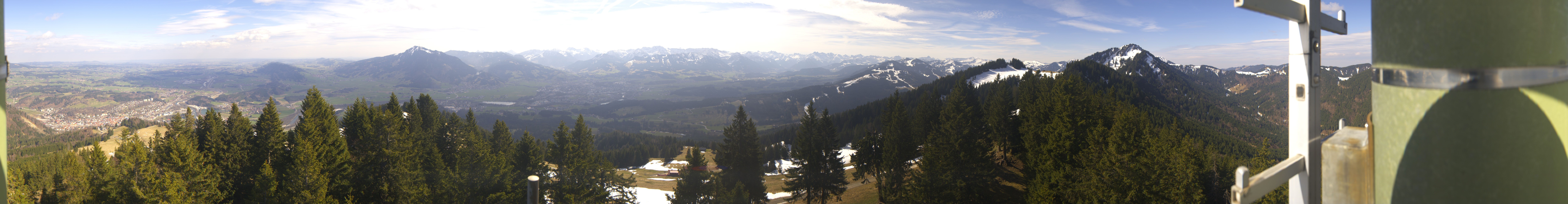 Archiv Foto Webcam Immenstadt: Mittag Gipfelblick