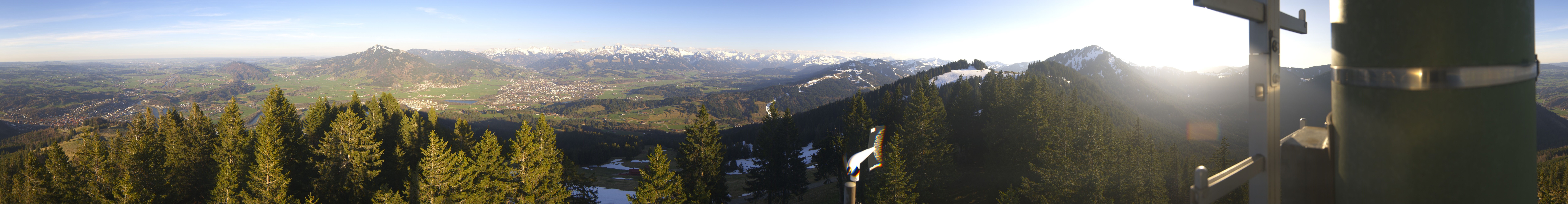 Archiv Foto Webcam Immenstadt: Mittag Gipfelblick