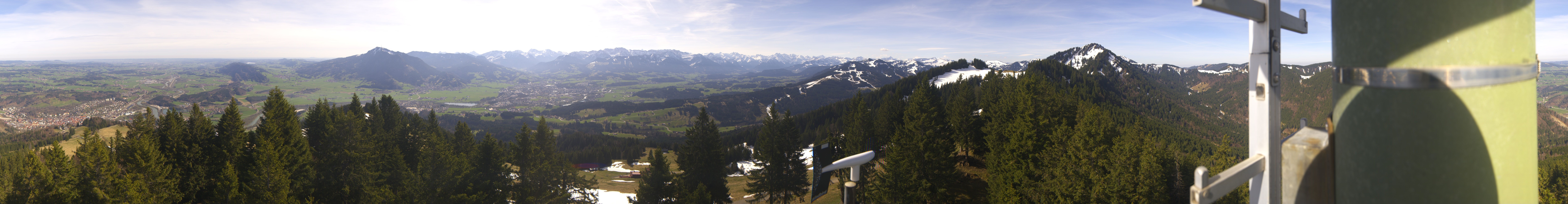Archiv Foto Webcam Immenstadt: Mittag Gipfelblick
