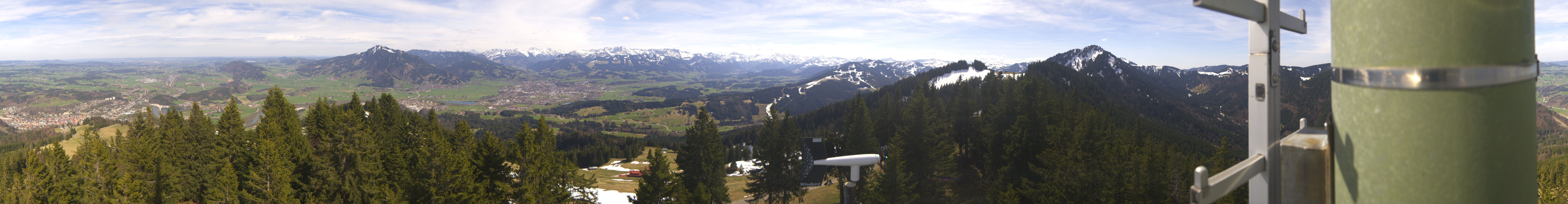 Archiv Foto Webcam Immenstadt: Mittag Gipfelblick