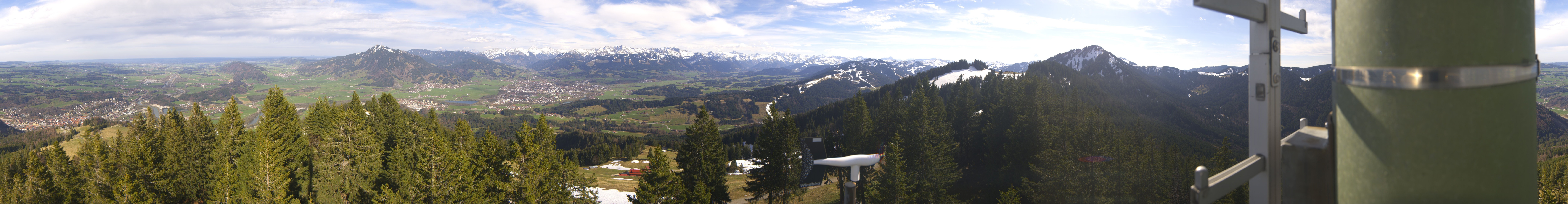 Archiv Foto Webcam Immenstadt: Mittag Gipfelblick