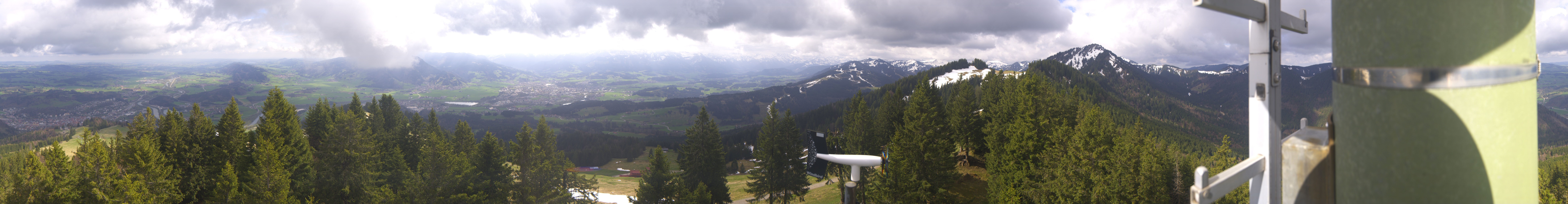 Archiv Foto Webcam Immenstadt: Panorama Bergstation Mittagbahn