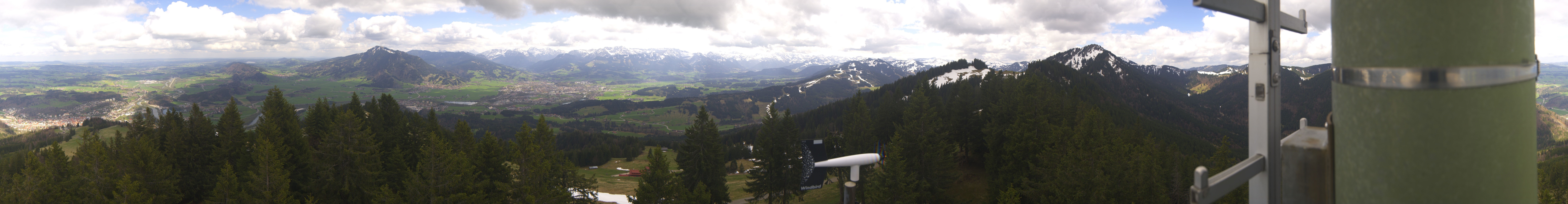 Archiv Foto Webcam Immenstadt: Panorama Bergstation Mittagbahn