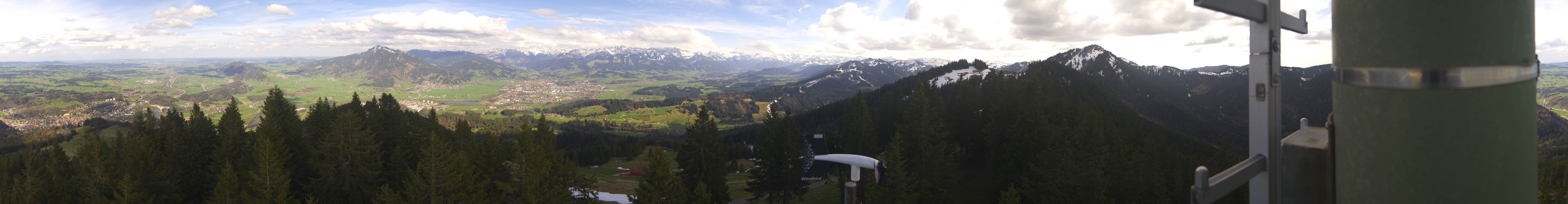 Archiv Foto Webcam Immenstadt: Panorama Bergstation Mittagbahn