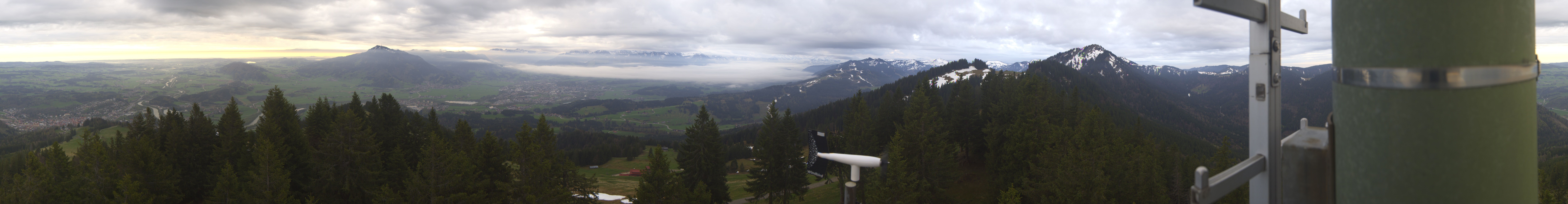 Archiv Foto Webcam Immenstadt: Panorama Bergstation Mittagbahn