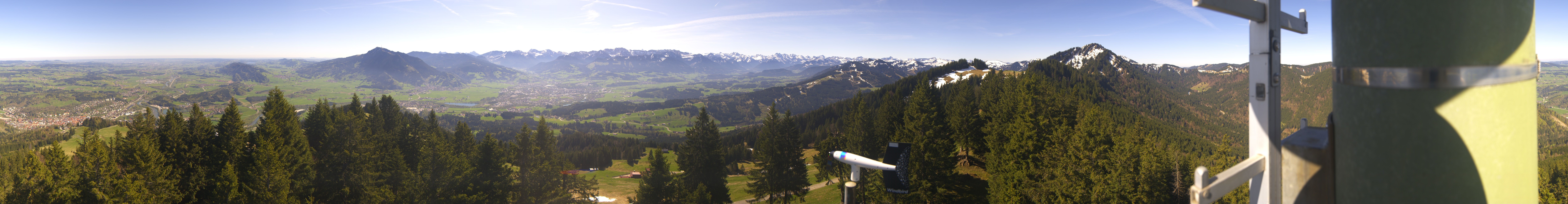 Archived image Webcam Immenstadt: Mt. Mittag Summit