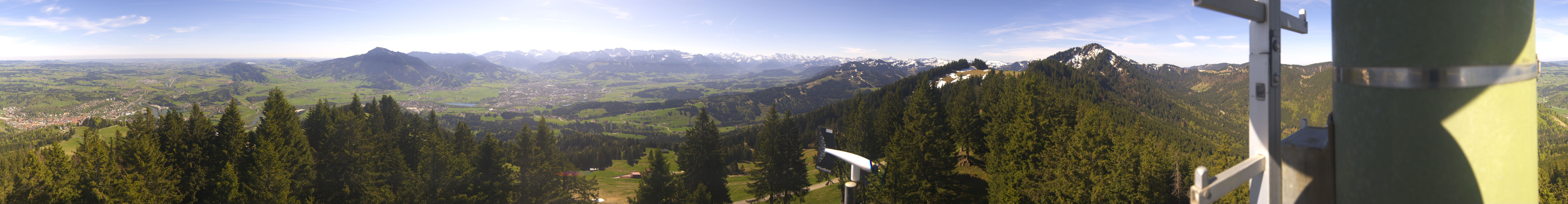 Archiv Foto Webcam Immenstadt: Panorama Bergstation Mittagbahn