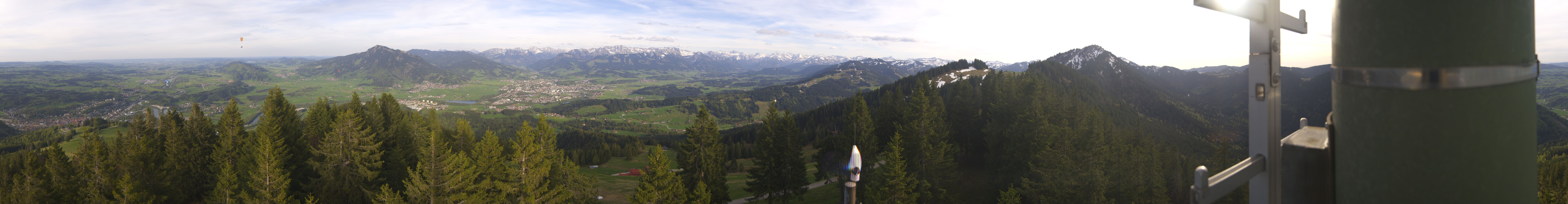 Archiv Foto Webcam Immenstadt: Panorama Bergstation Mittagbahn