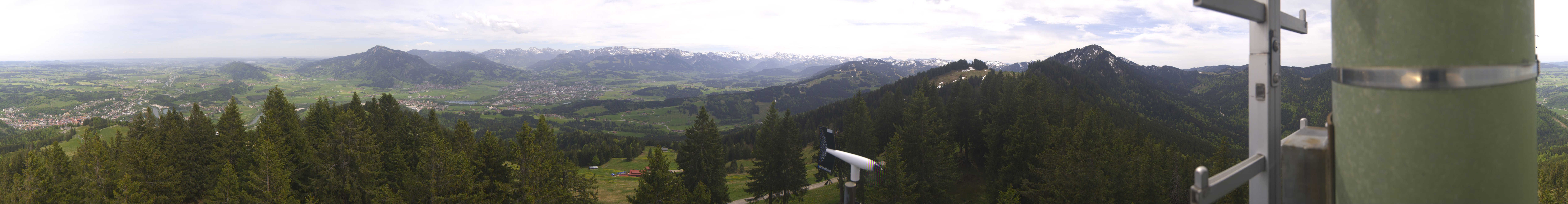 Archiv Foto Webcam Immenstadt: Panorama Bergstation Mittagbahn