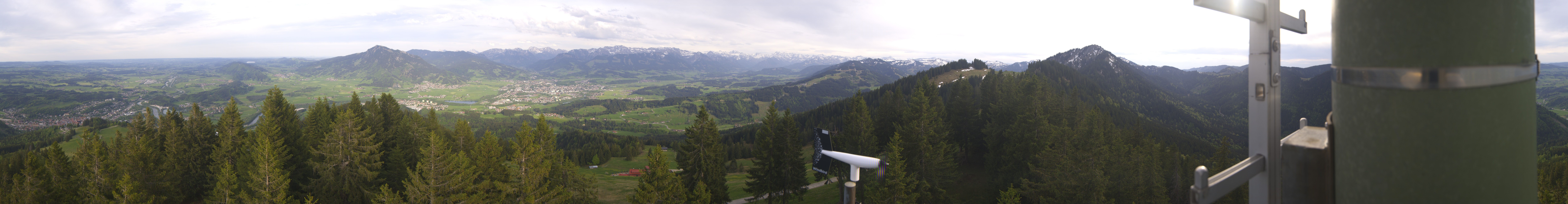 Archiv Foto Webcam Immenstadt: Panorama Bergstation Mittagbahn