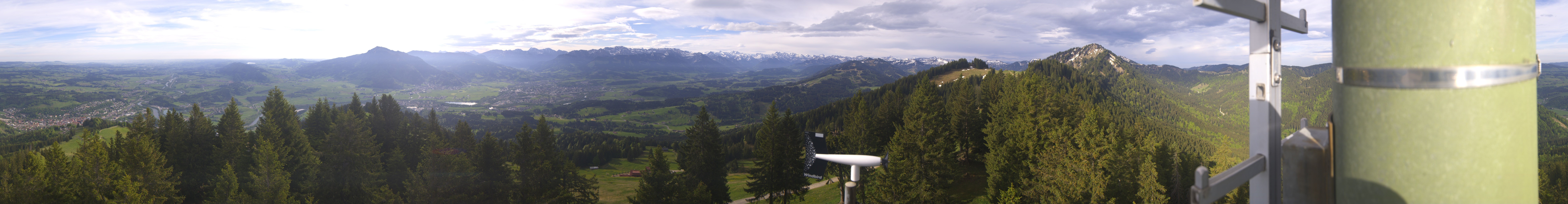 Archiv Foto Webcam Immenstadt: Panorama Bergstation Mittagbahn