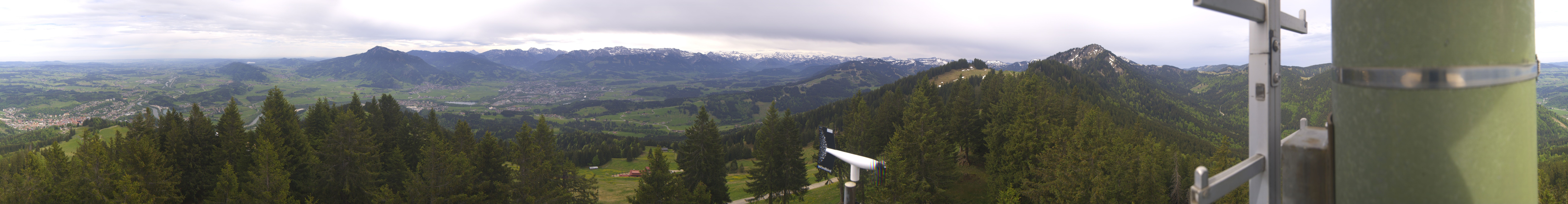 Archived image Webcam Immenstadt: Mt. Mittag Summit
