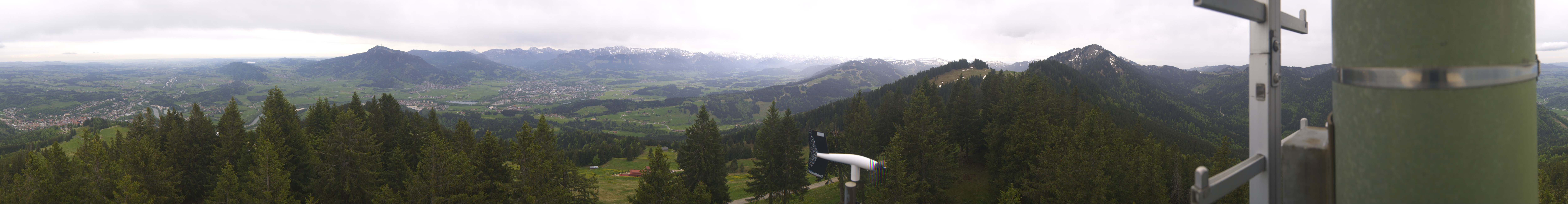 Archived image Webcam Immenstadt: Mt. Mittag Summit