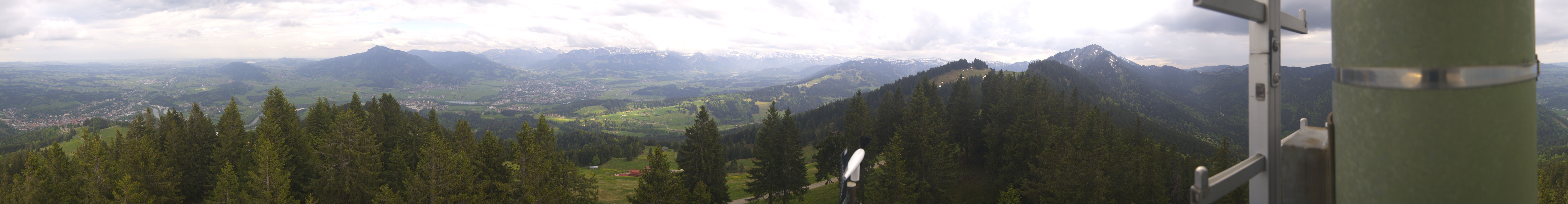 Archived image Webcam Immenstadt: Mt. Mittag Summit