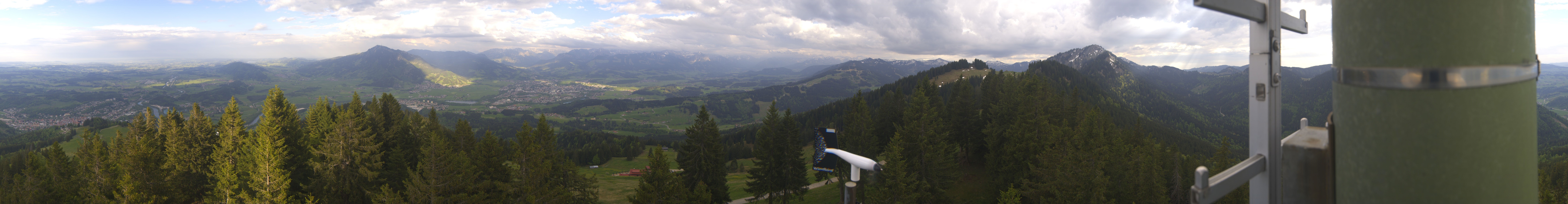 Archiv Foto Webcam Immenstadt: Panorama Bergstation Mittagbahn