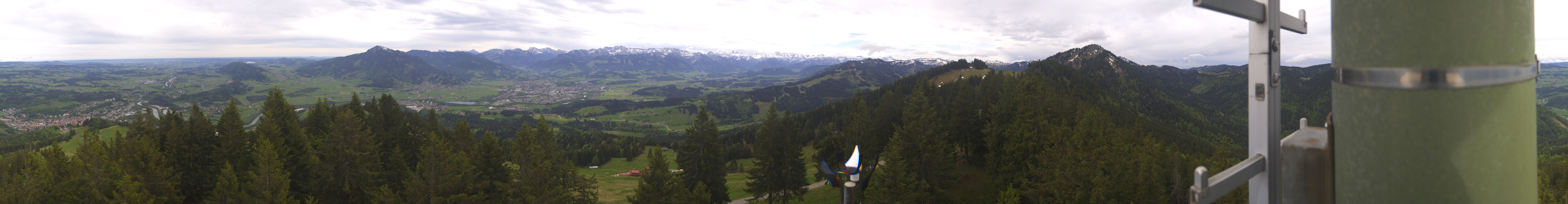 Archiv Foto Webcam Immenstadt: Panorama Bergstation Mittagbahn