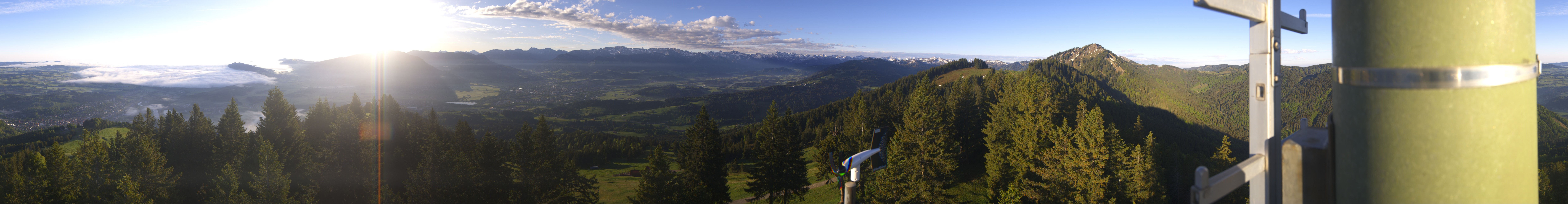 Archiv Foto Webcam Immenstadt: Panorama Bergstation Mittagbahn