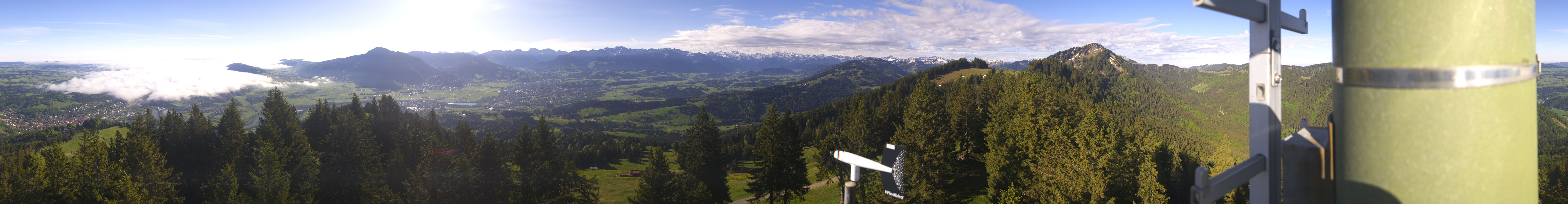 Archiv Foto Webcam Immenstadt: Panorama Bergstation Mittagbahn