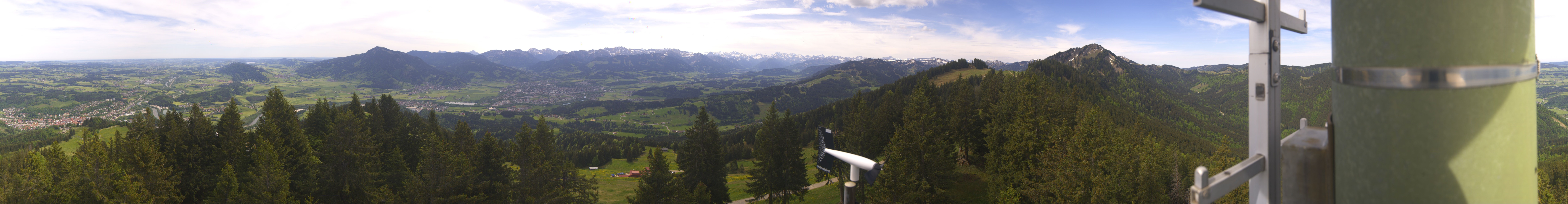 Archived image Webcam Immenstadt: Mt. Mittag Summit
