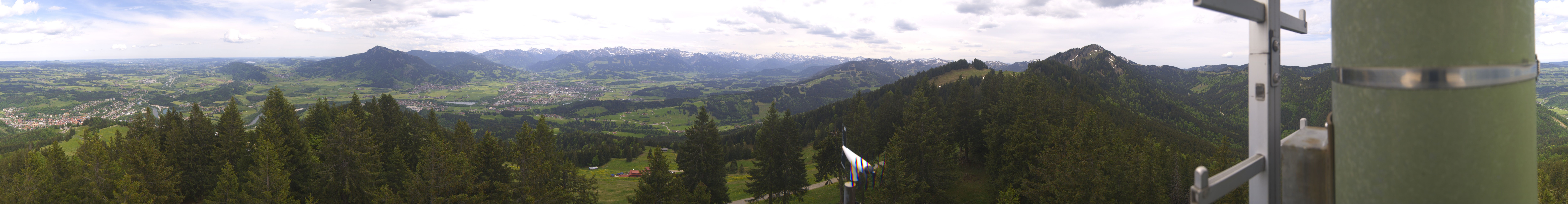 Archived image Webcam Immenstadt: Mt. Mittag Summit